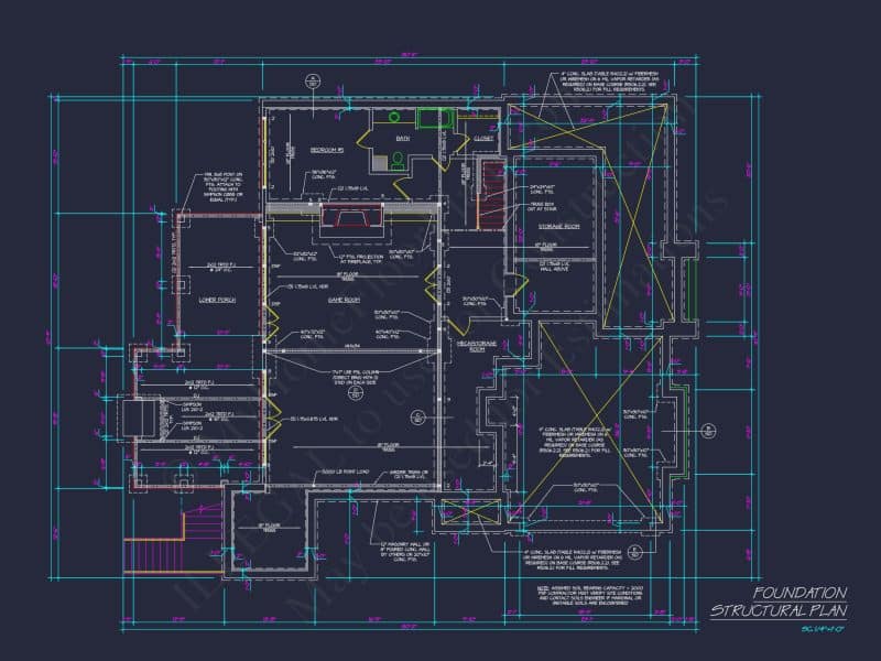 Luxurious house Plan with 5 Bedrooms, CAD Designs, and Modern Features