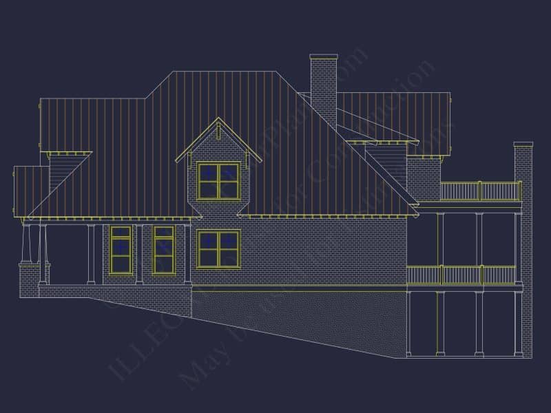 Luxurious house Plan with 5 Bedrooms, CAD Designs, and Modern Features