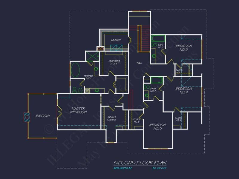 Luxurious house Plan with 5 Bedrooms, CAD Designs, and Modern Features
