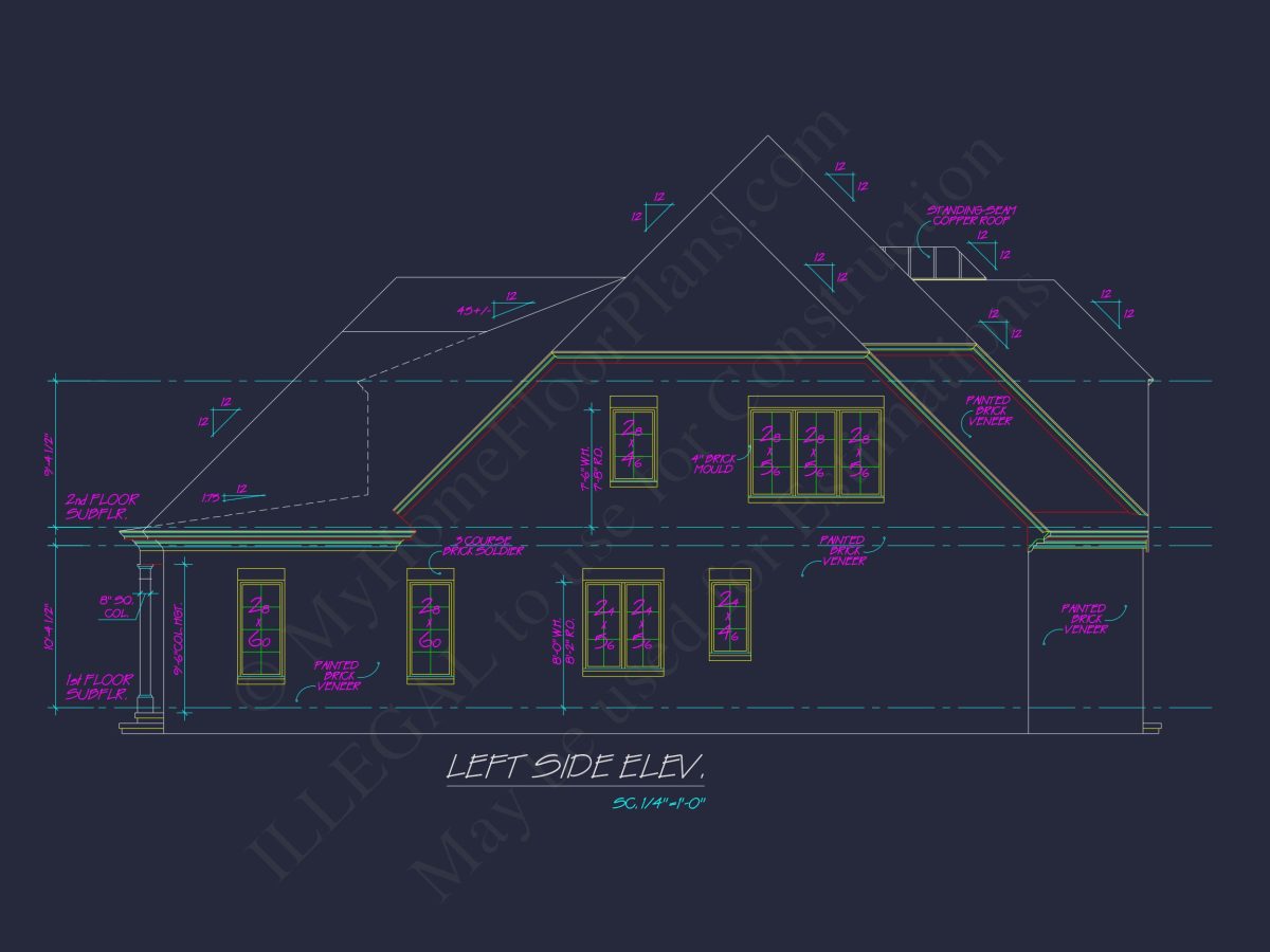 Luxurious house Plan with CAD Architecture Designs