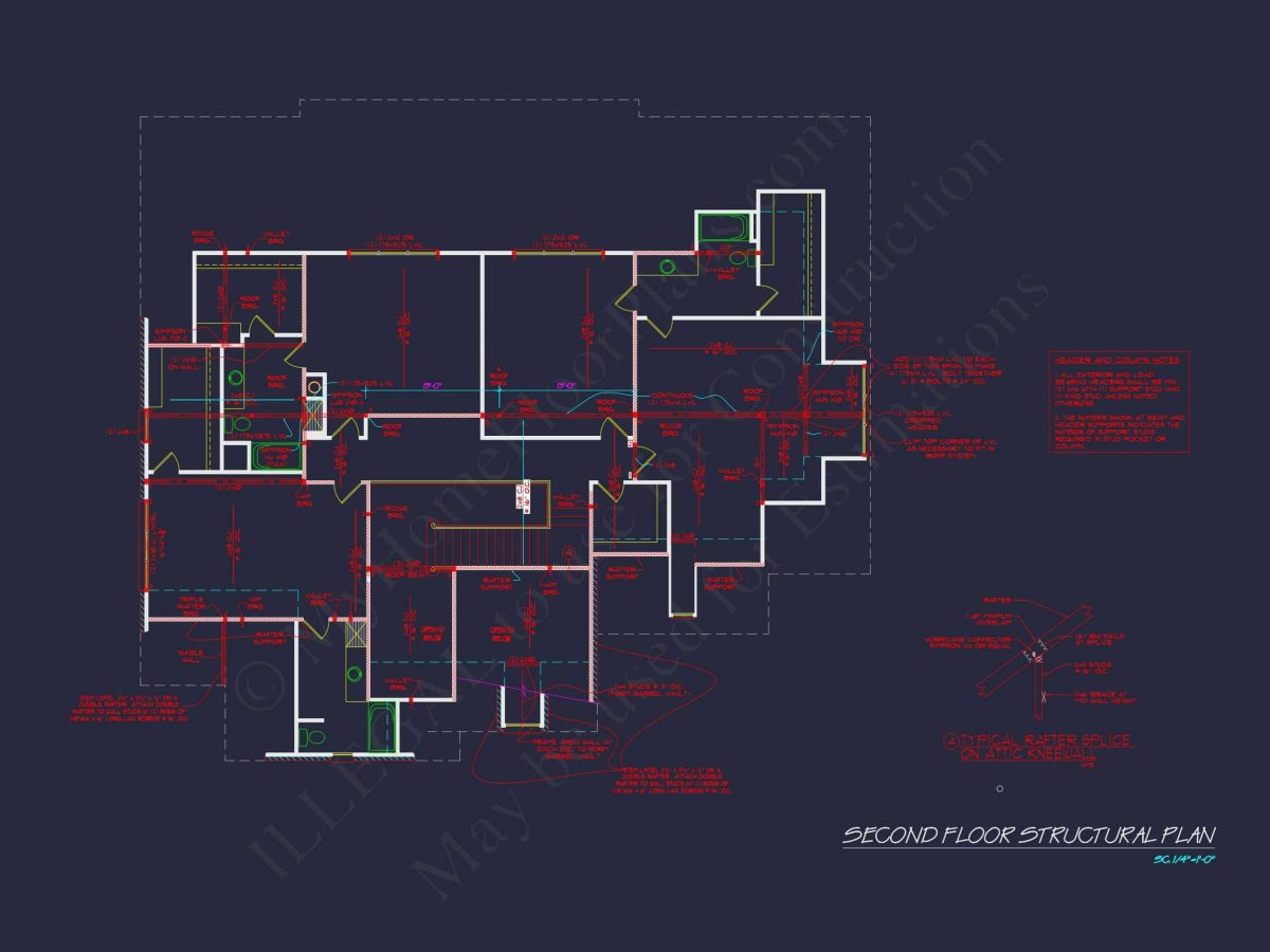 Luxurious house Plan with CAD Architecture Designs