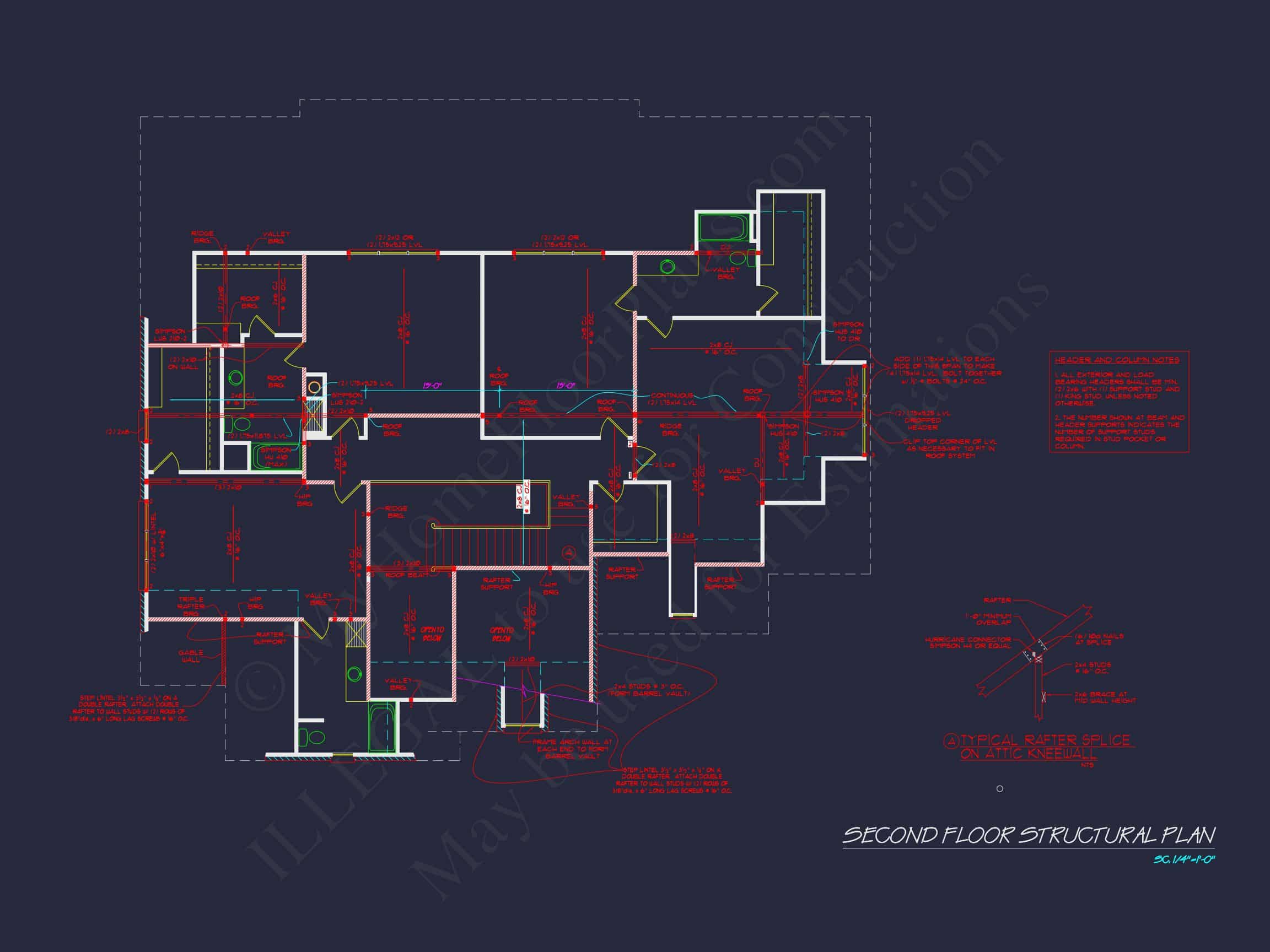 Luxurious house Plan with CAD Architecture Designs