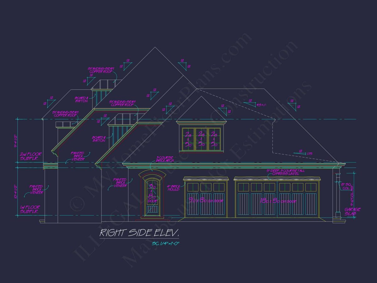 Luxurious house Plan with CAD Architecture Designs