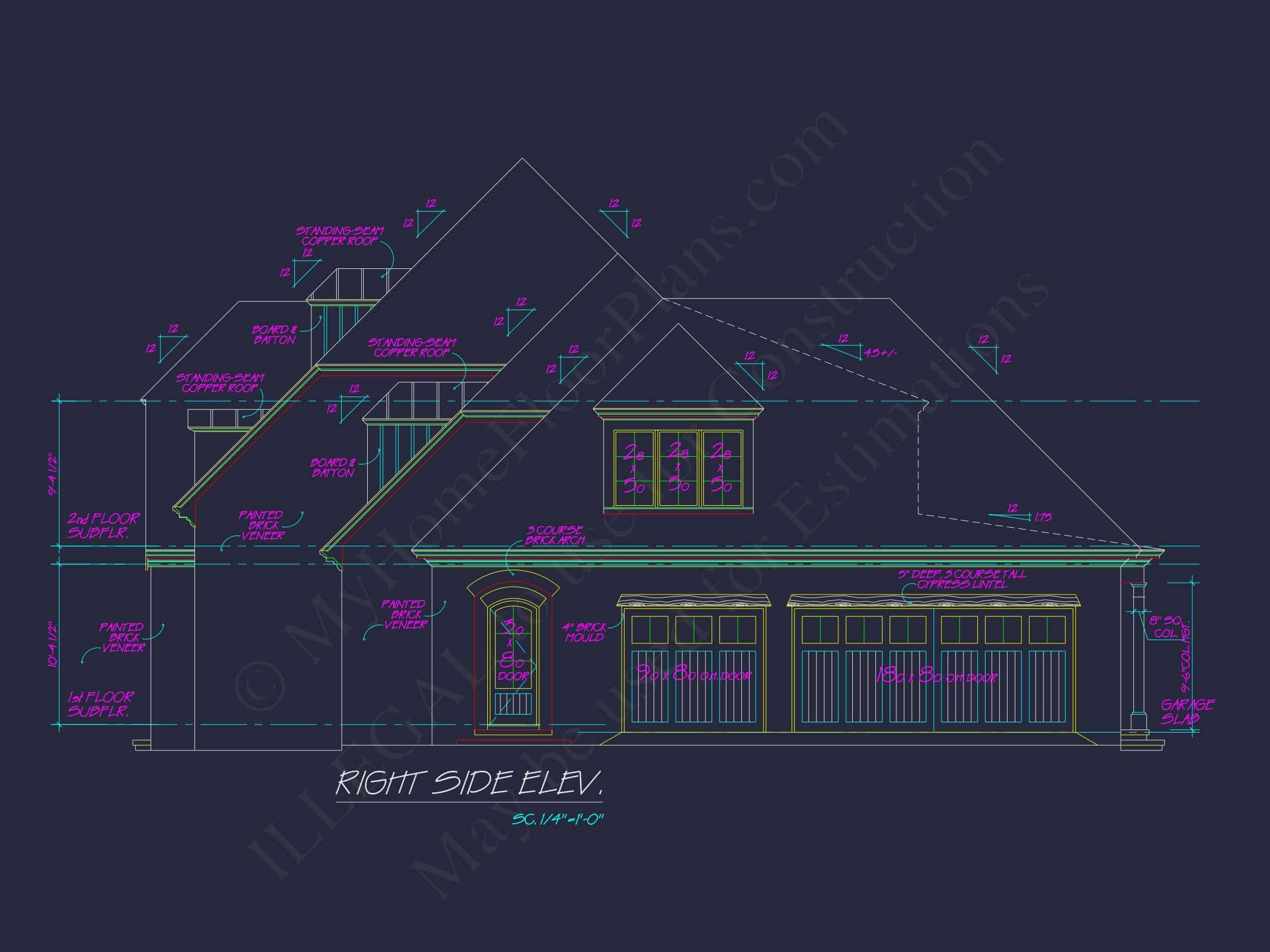 Luxurious house Plan with CAD Architecture Designs