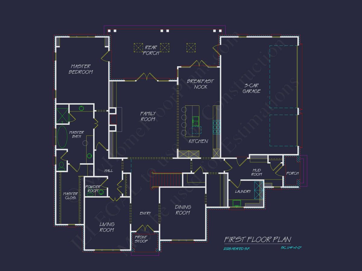 Luxurious house Plan with CAD Architecture Designs