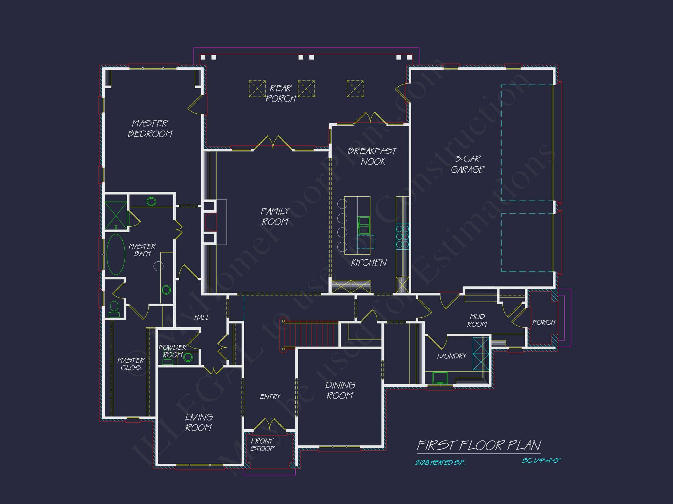 Luxurious house Plan with CAD Architecture Designs