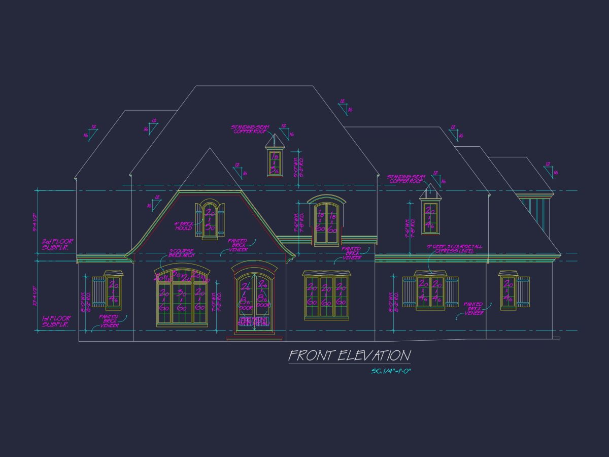Luxurious house Plan with CAD Architecture Designs