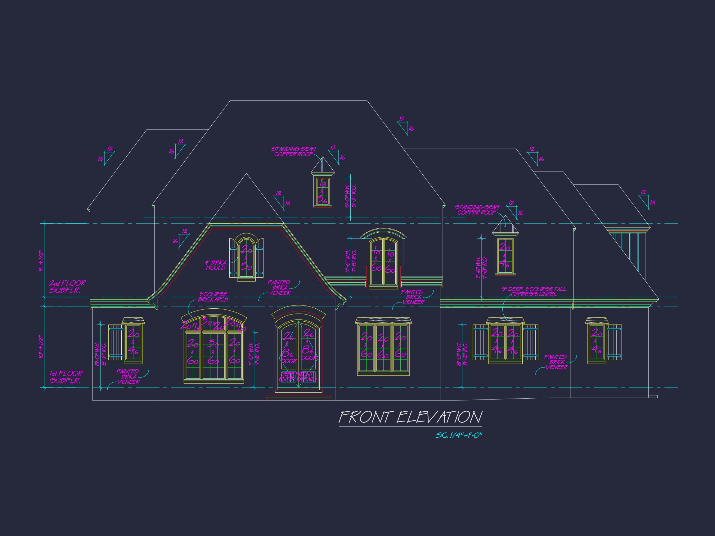 Luxurious house Plan with CAD Architecture Designs