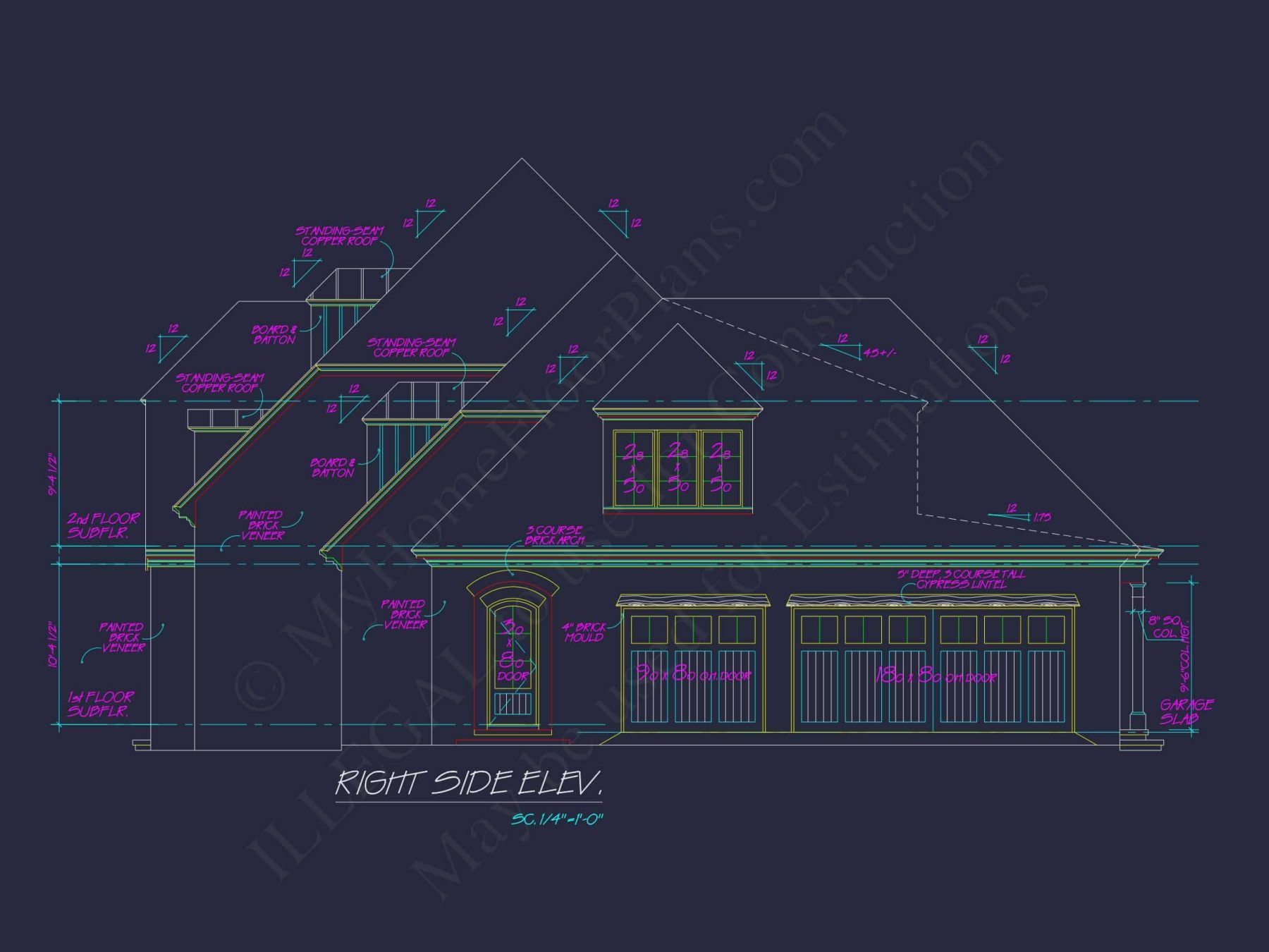 Luxurious house Plan with CAD Architecture Designs
