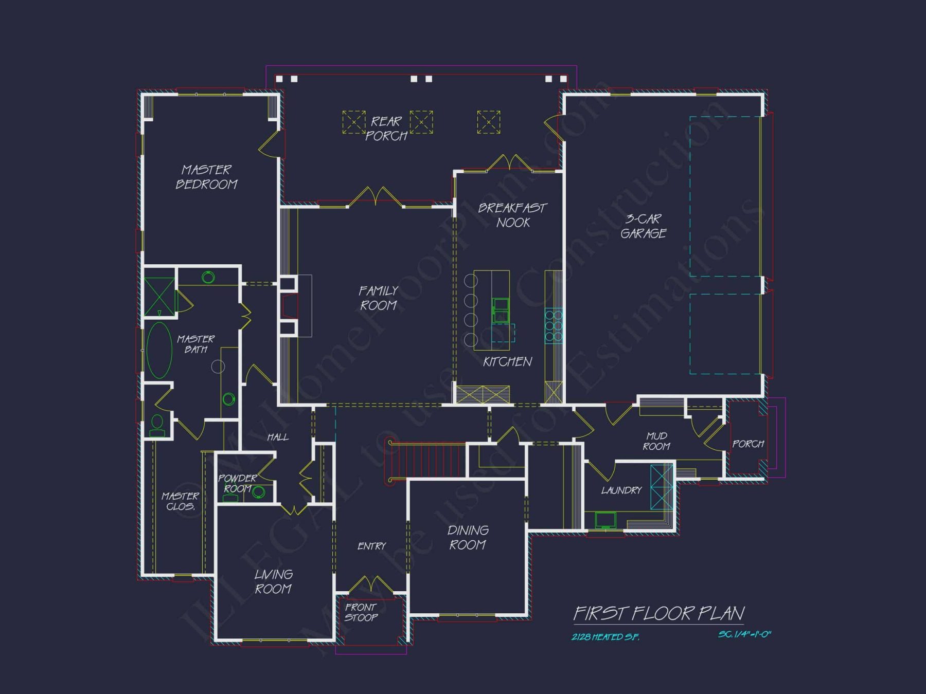Luxurious house Plan with CAD Architecture Designs