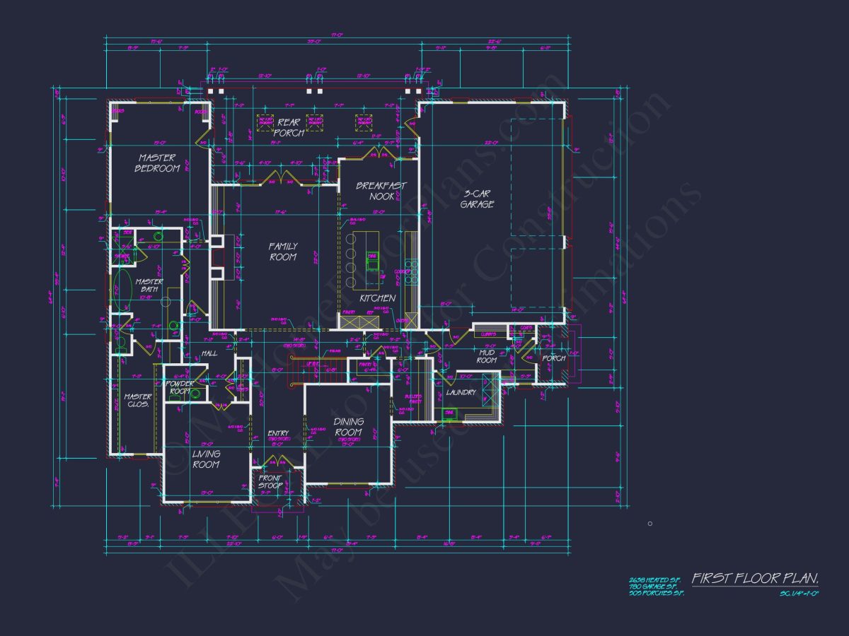 Luxurious house Plan with CAD Architecture Designs