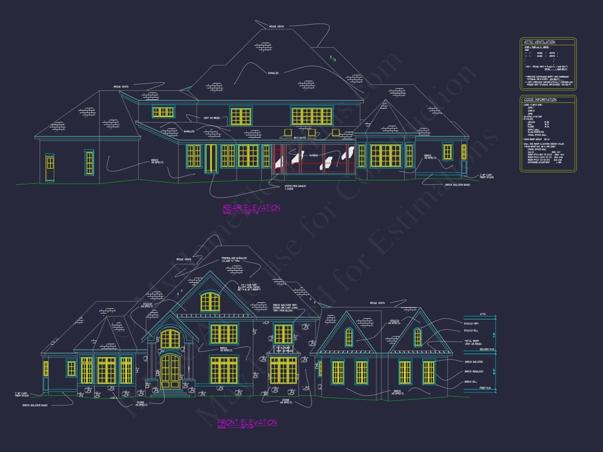 Luxurious house Plan with CAD Designs for Architects & Builders