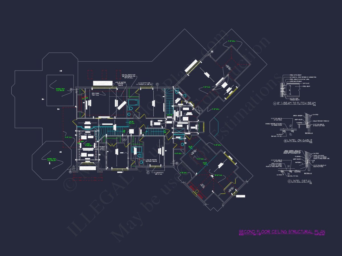 Luxurious house Plan with CAD Designs for Architects & Builders