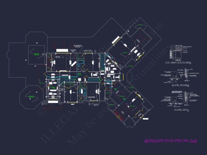 Luxurious house Plan with CAD Designs for Architects & Builders