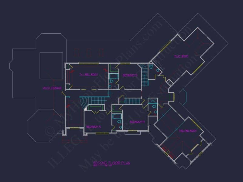 Luxurious house Plan with CAD Designs for Architects & Builders