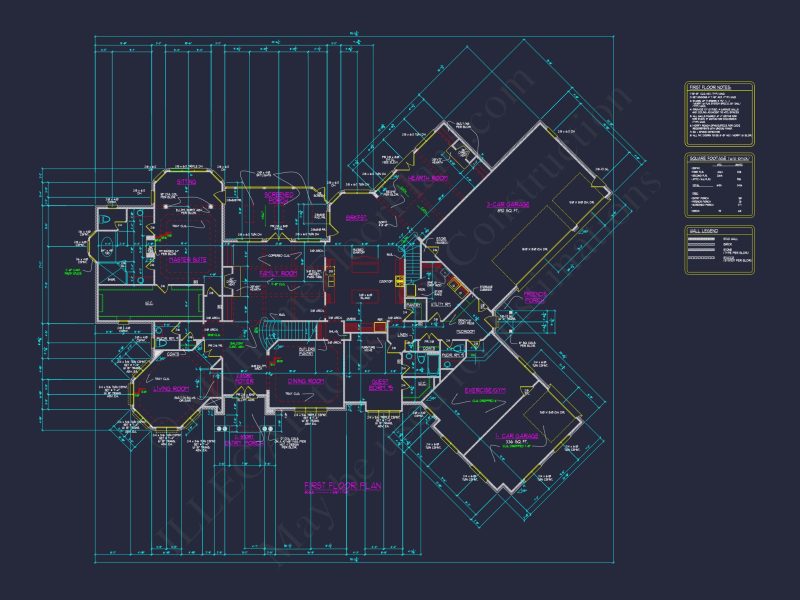 Luxurious house Plan with CAD Designs for Architects & Builders