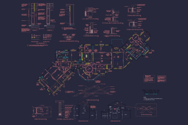 Luxurious house Plan with CAD Designs, Blueprints, and Tuscan Architecture