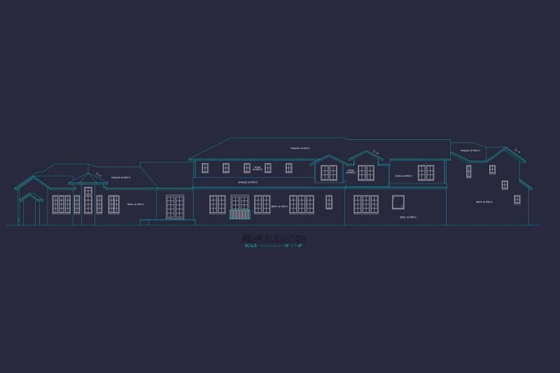 Luxurious house Plan with CAD Designs, Blueprints, and Tuscan Architecture