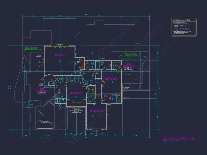 Luxurious house Plan with Detailed Blueprint Designs