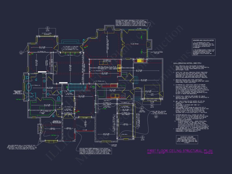 Luxurious house Plan with Detailed Blueprint Designs