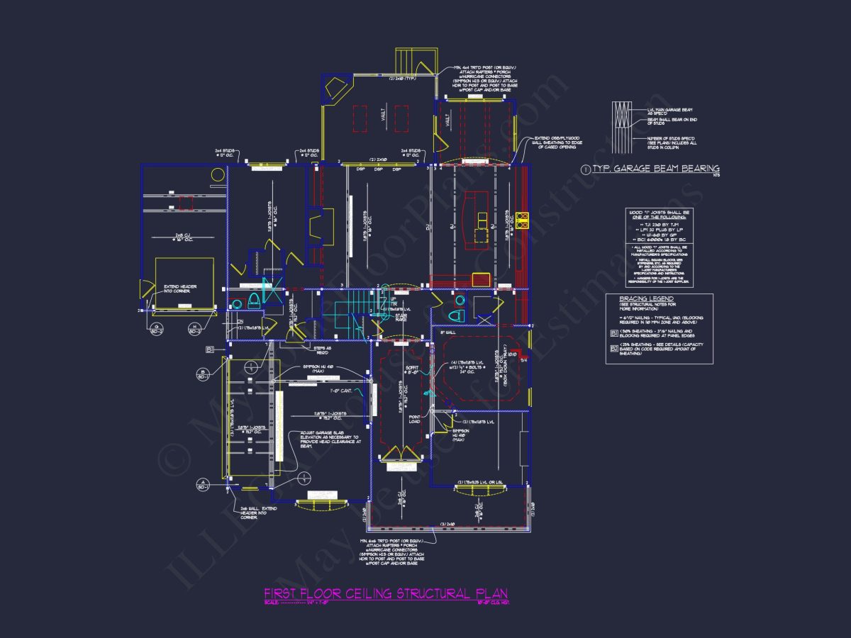 Luxurious house Plan with Detailed Blueprint & Floor Designs