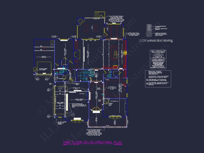 Luxurious house Plan with Detailed Blueprint & Floor Designs