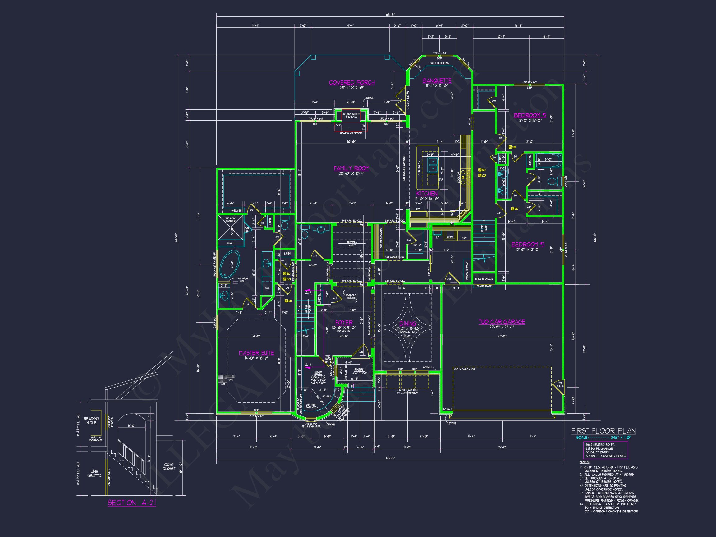 Luxurious Home Plan with Floor Plan,Blueprint,and CAD Designs