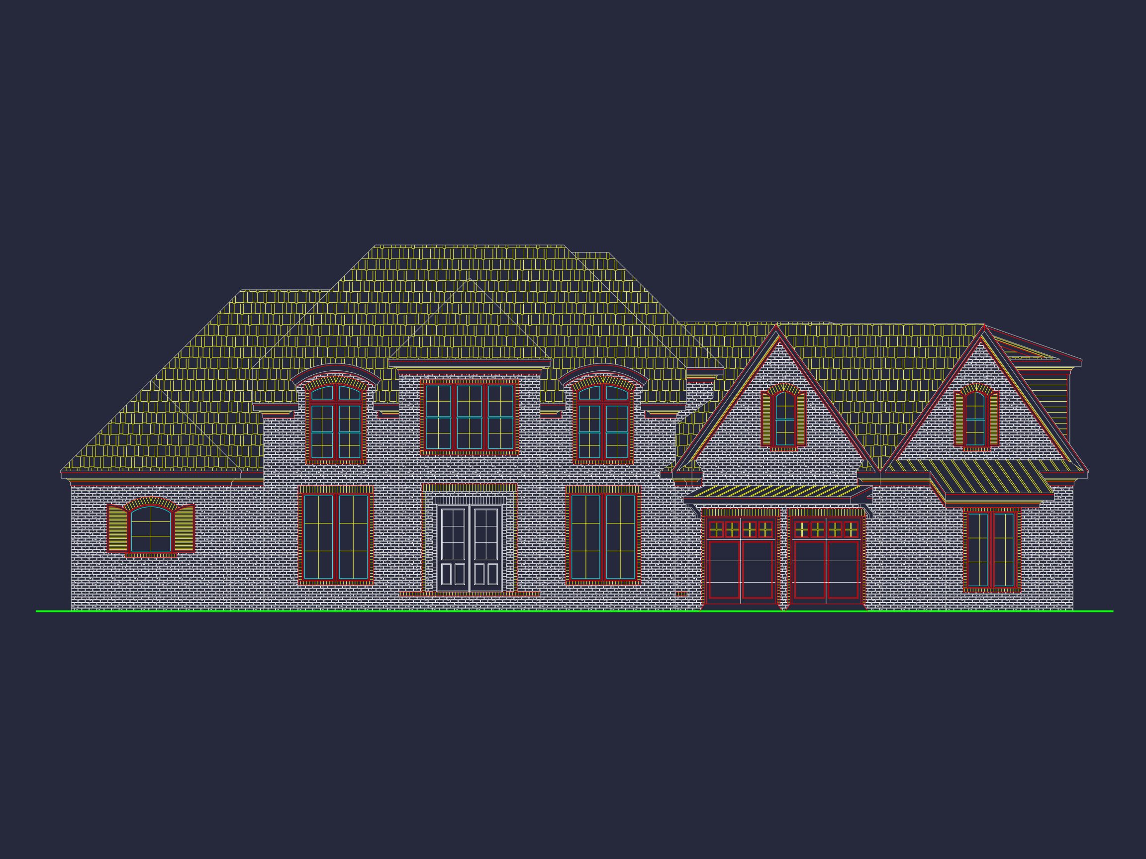 Luxurious house Plan with Floor Plans,CAD Blueprints,and Designs