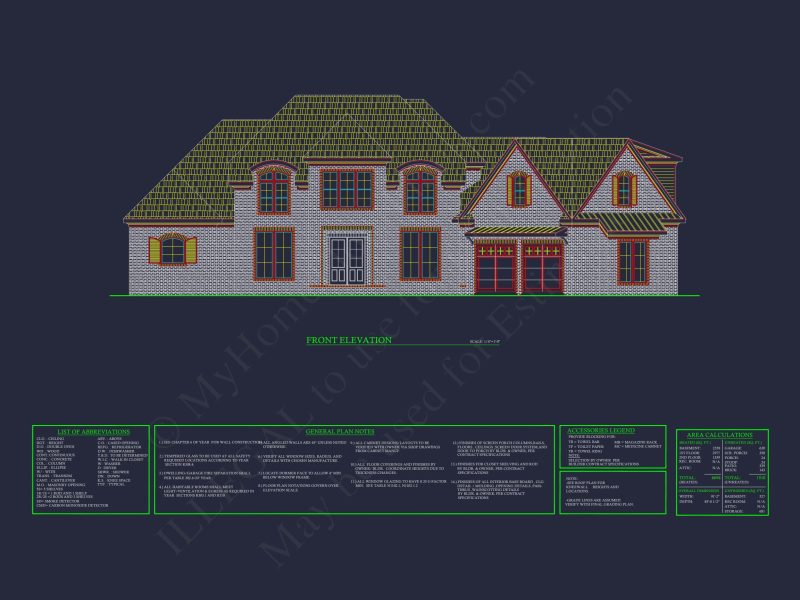 Luxurious house Plan with Floor Plans, CAD Blueprints, and Designs