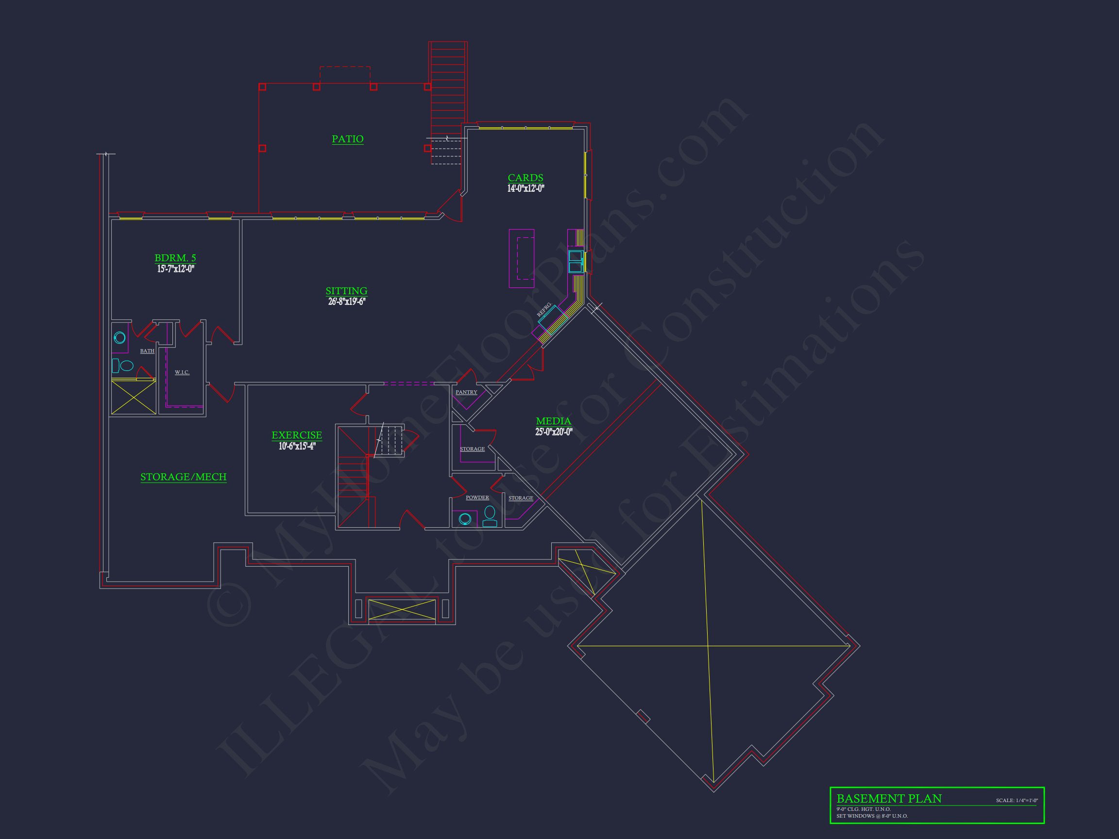 Luxurious house Plan with Floor Plans,CAD Blueprints,and Designs