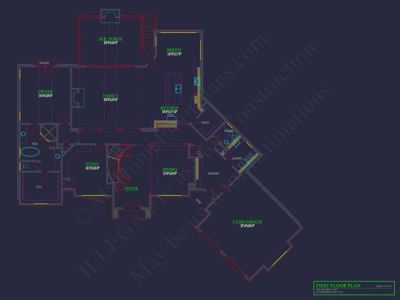 Luxurious house Plan with Floor Plans, CAD Blueprints, and Designs