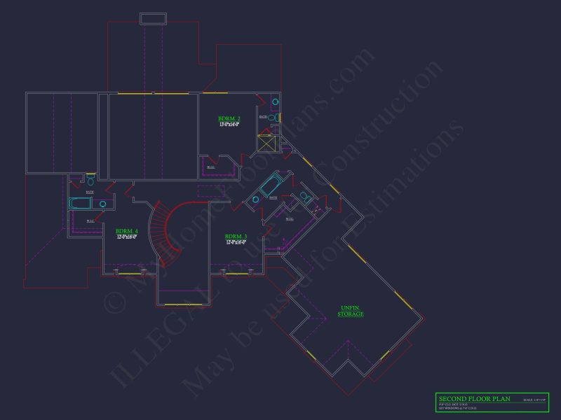 Luxurious house Plan with Floor Plans, CAD Blueprints, and Designs