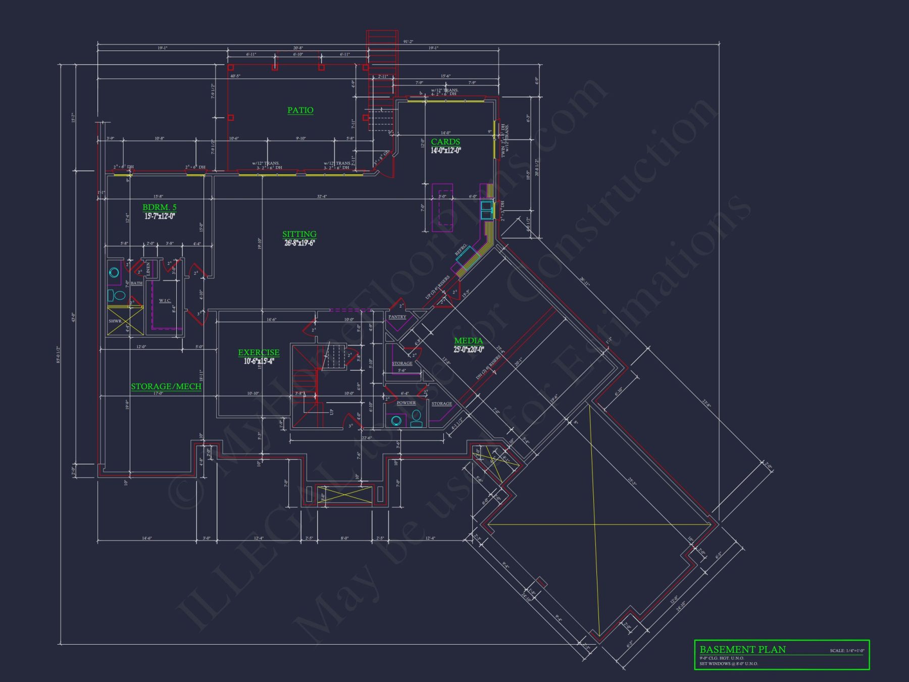 Luxurious house Plan with Floor Plans, CAD Blueprints, and Designs