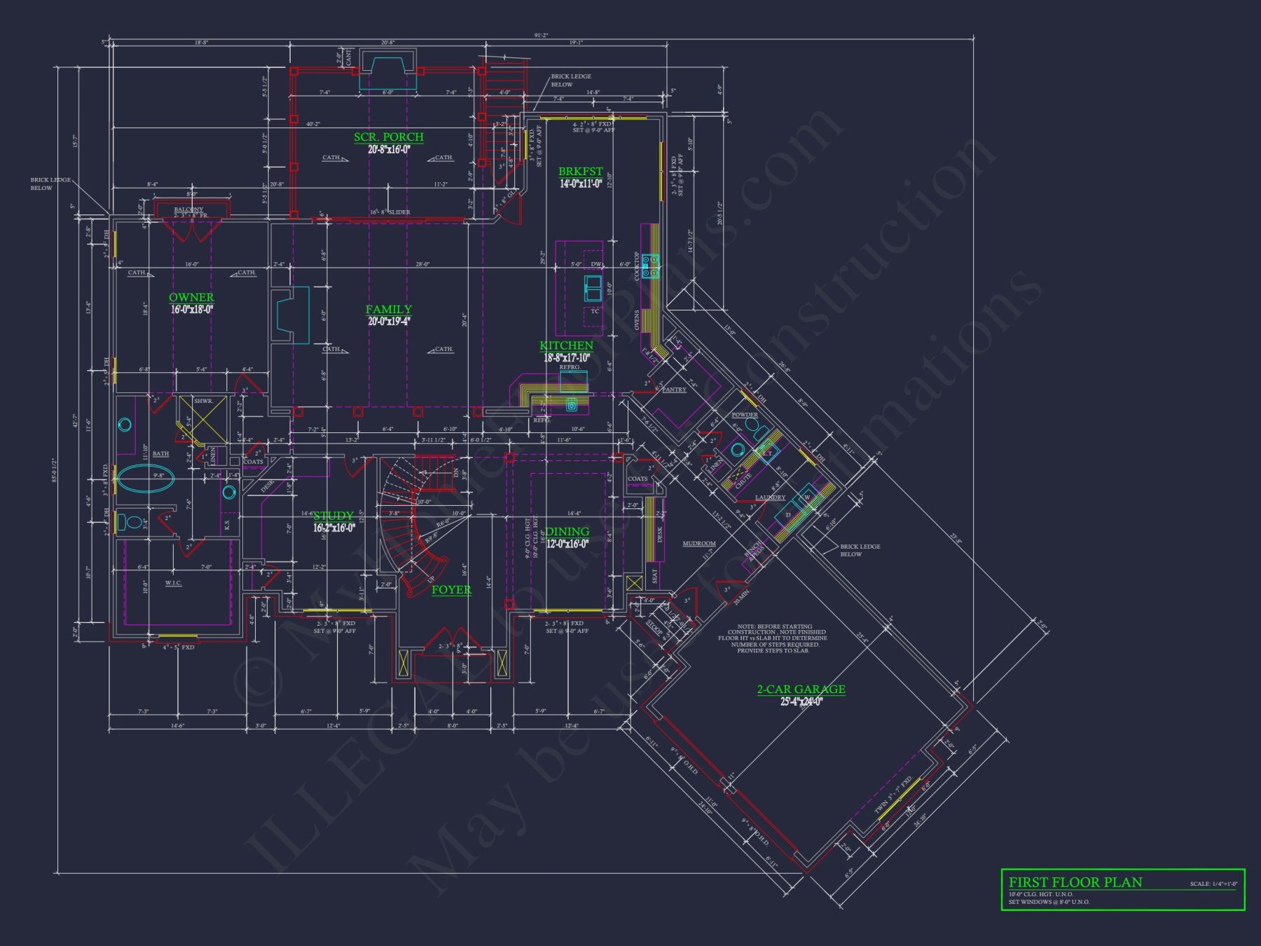 Luxurious house Plan with Floor Plans, CAD Blueprints, and Designs