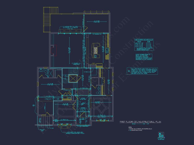Luxury 3-Story house Plan with 5 Beds, 5.5 Baths & Pool