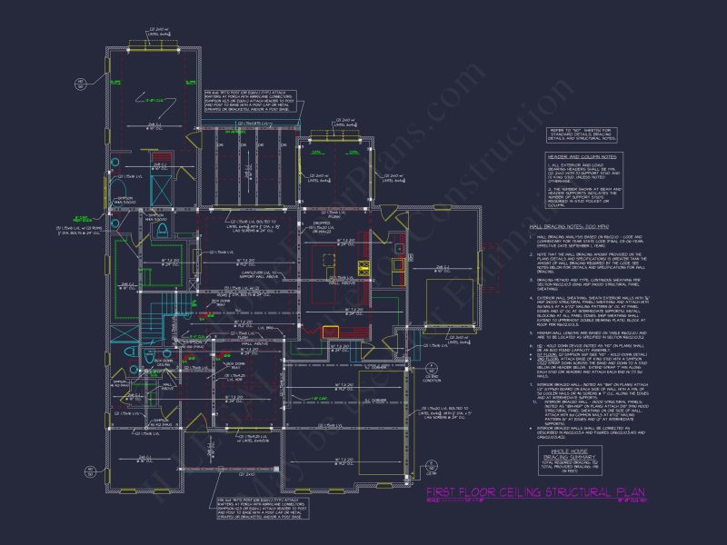 Luxury 5-Bedroom Transitional house Plan with Detailed Blueprint