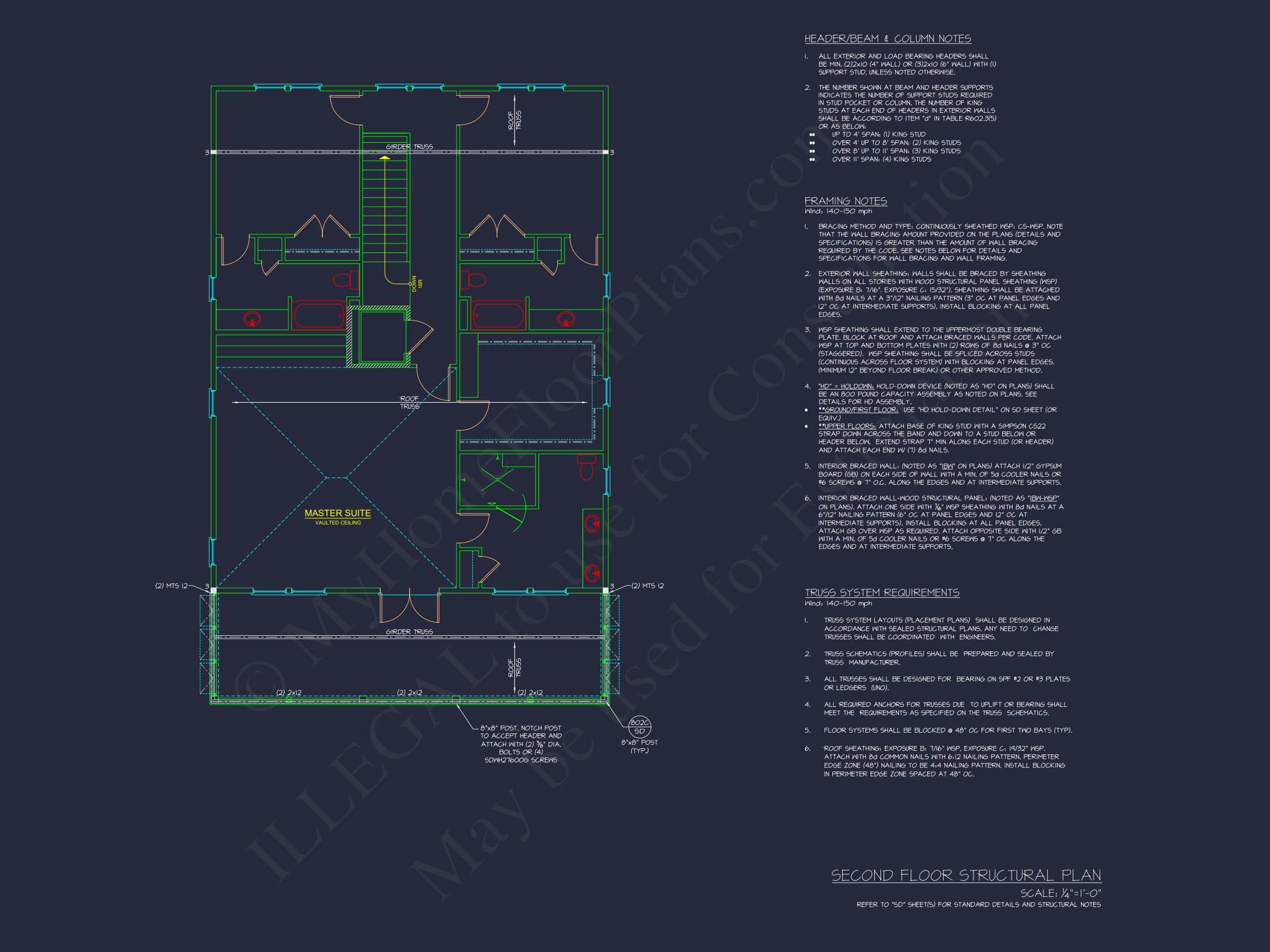 Luxury Beach house Plan with 4 Bedrooms,3 Stories,CAD Designs