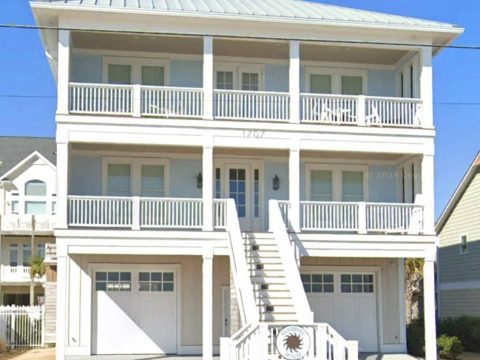 Luxury Beach house Plan with 4 Bedrooms, 3 Stories, CAD Designs