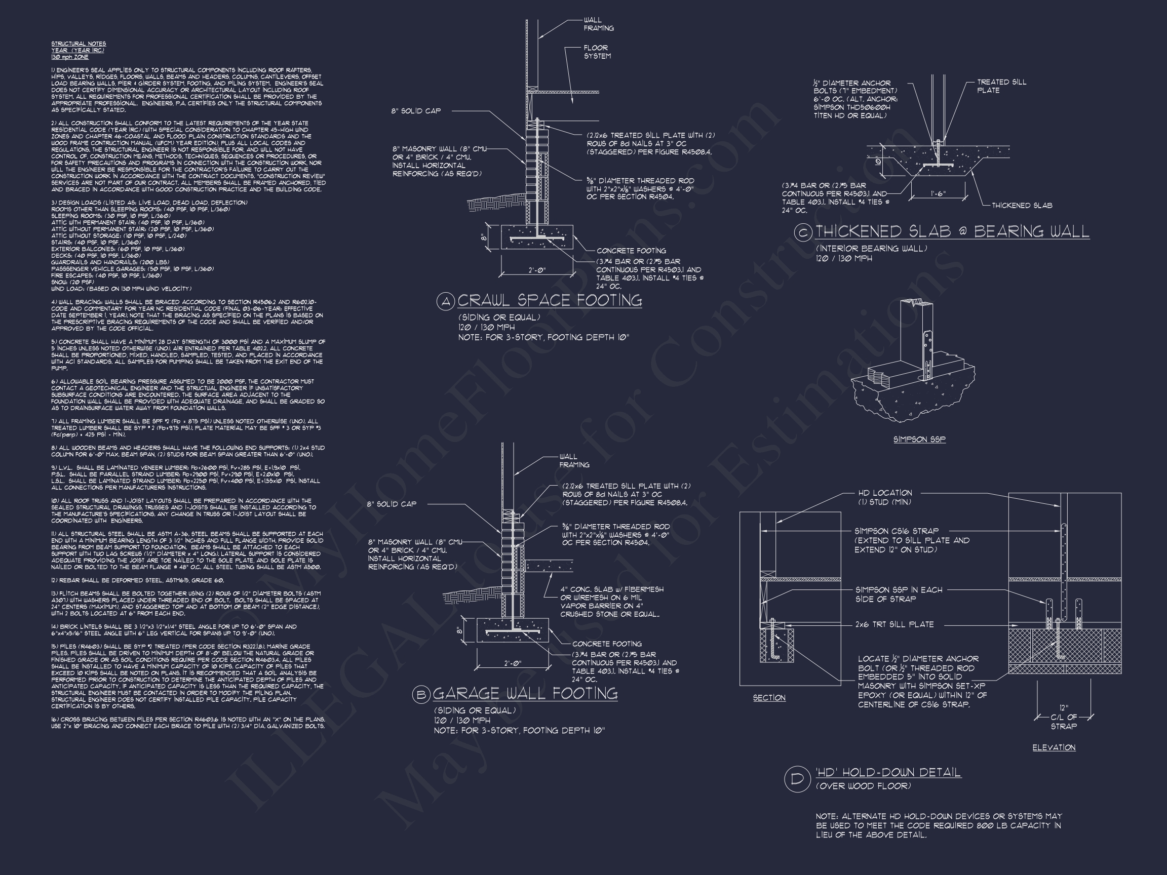 Luxury Craftsman Home Floor Plan with CAD Designs