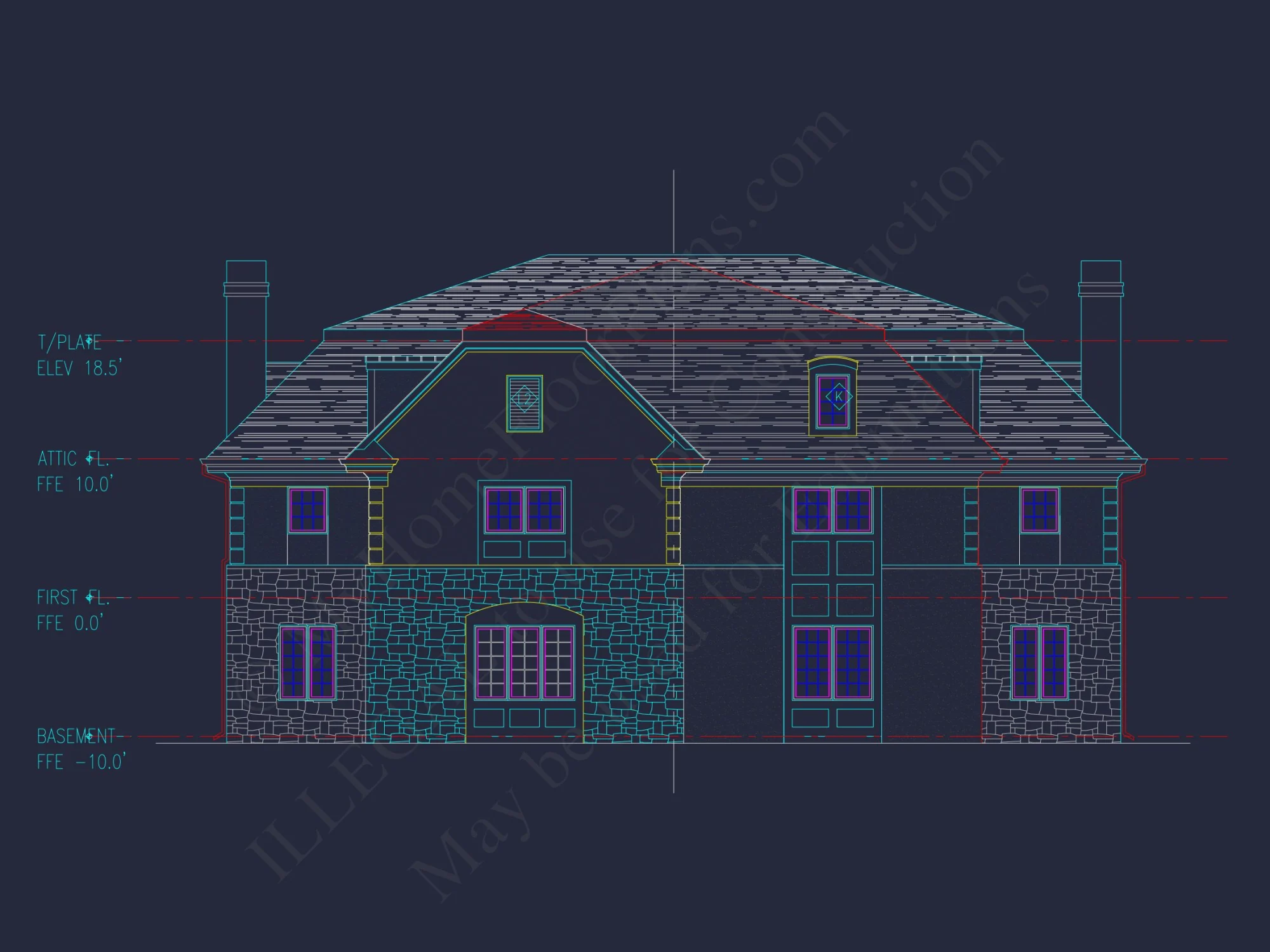 Luxury Duplex house Plan with Vaulted Ceilings and Open Design