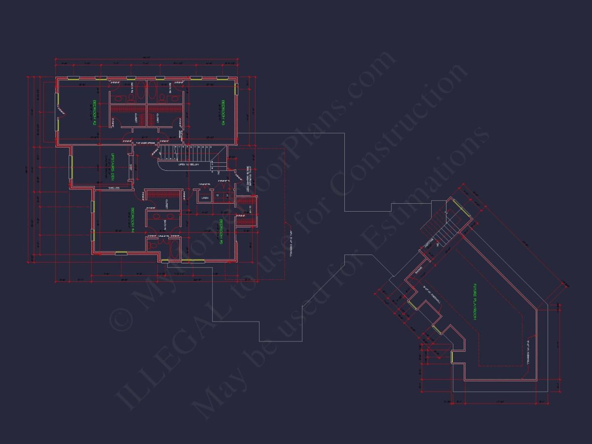 Luxury French Provincial house Plan with 5 Bedrooms and Open Layout