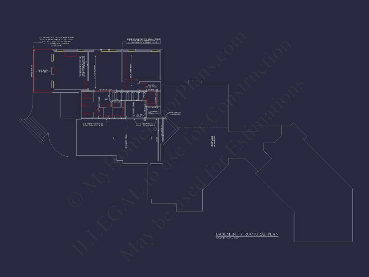 Luxury French Provincial house Plan with 5 Bedrooms and Open Layout