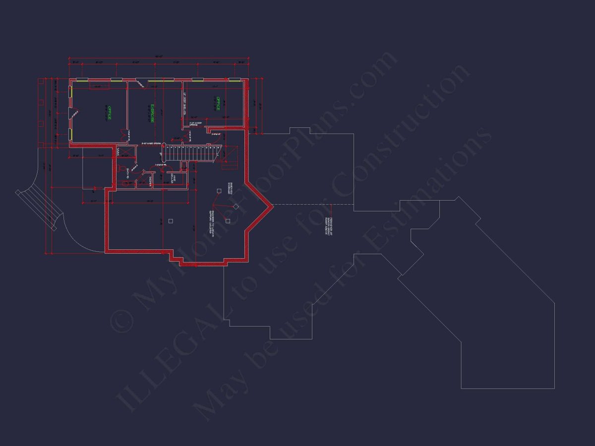 Luxury French Provincial house Plan with 5 Bedrooms and Open Layout