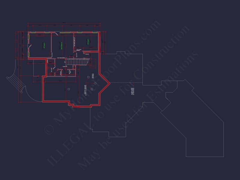 Luxury French Provincial house Plan with 5 Bedrooms and Open Layout