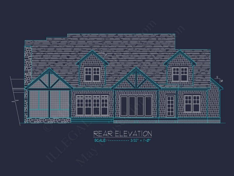 Luxury house Blueprint