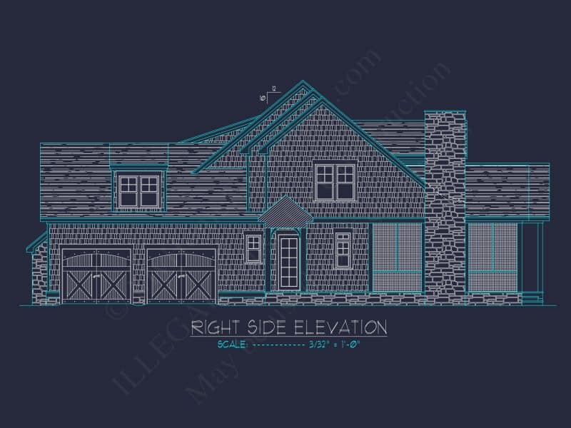 Luxury house Blueprint