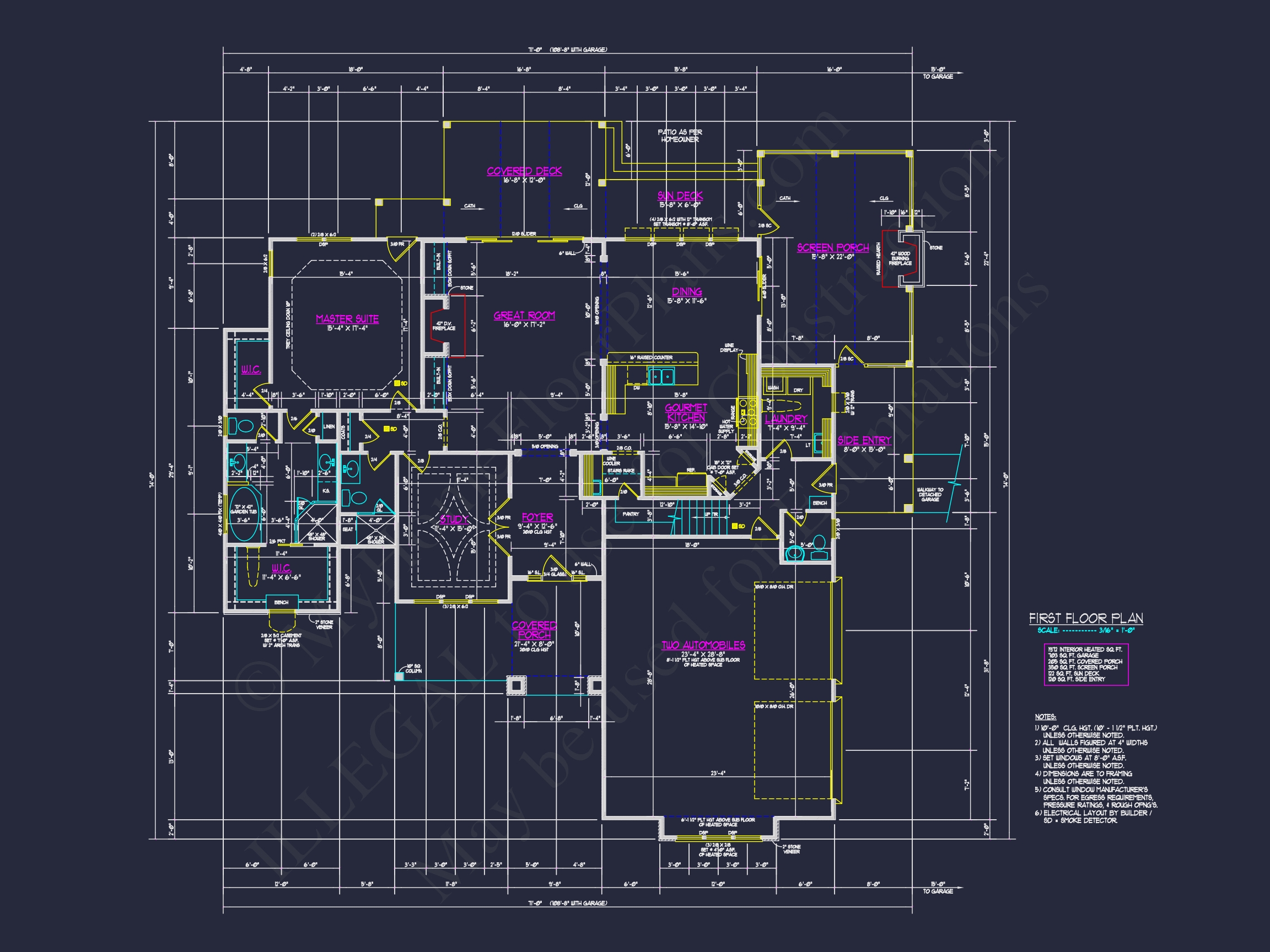 Luxury Home Blueprint