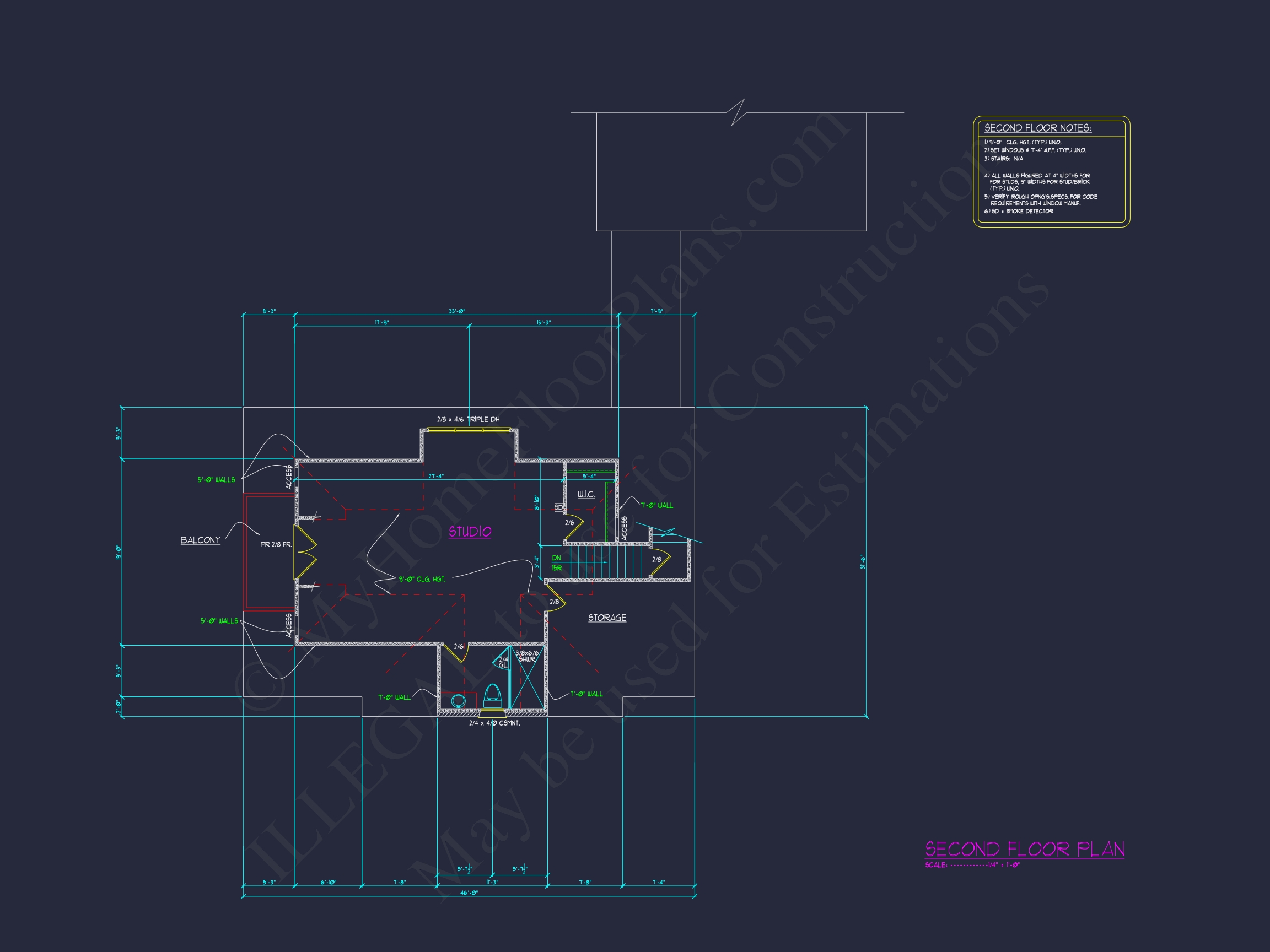 Luxury Home Blueprint with Stunning CAD Floor Plan Designs