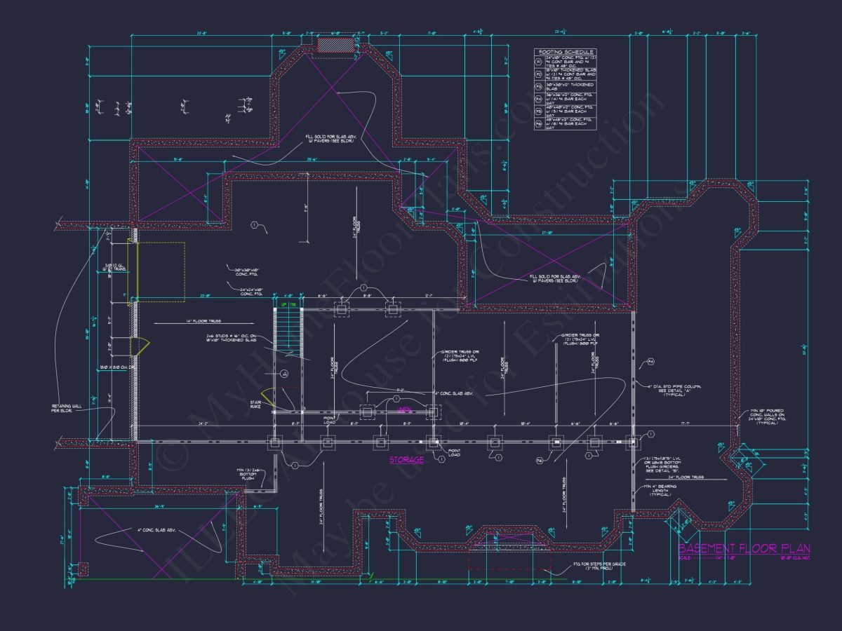 Luxury house Blueprint with Stunning CAD Floor Plan Designs