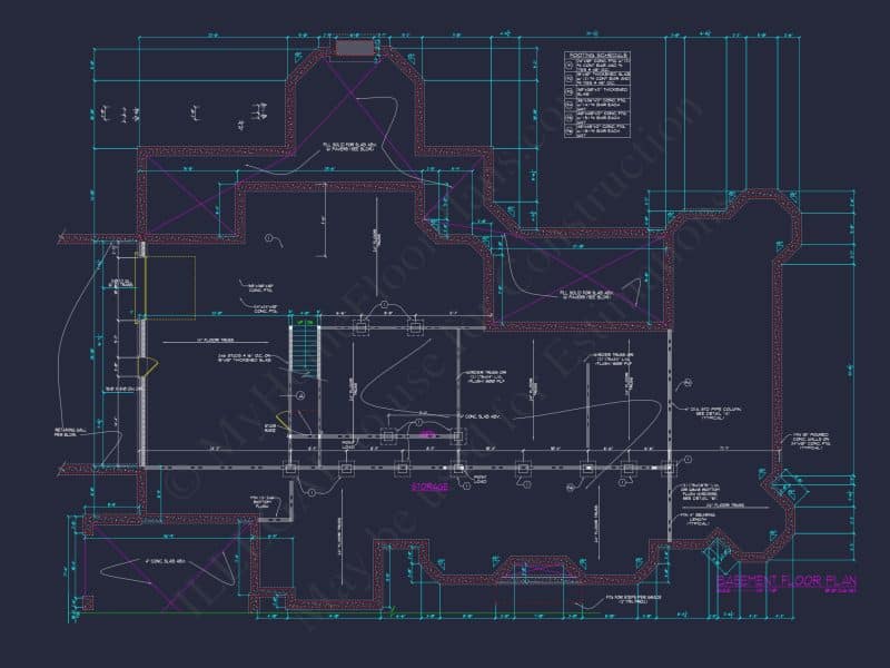 Luxury house Blueprint with Stunning CAD Floor Plan Designs